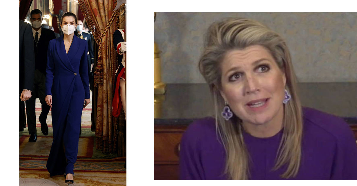 Coincidencia real Máxima Zorreguieta y Letizia Ortiz llevaron el color