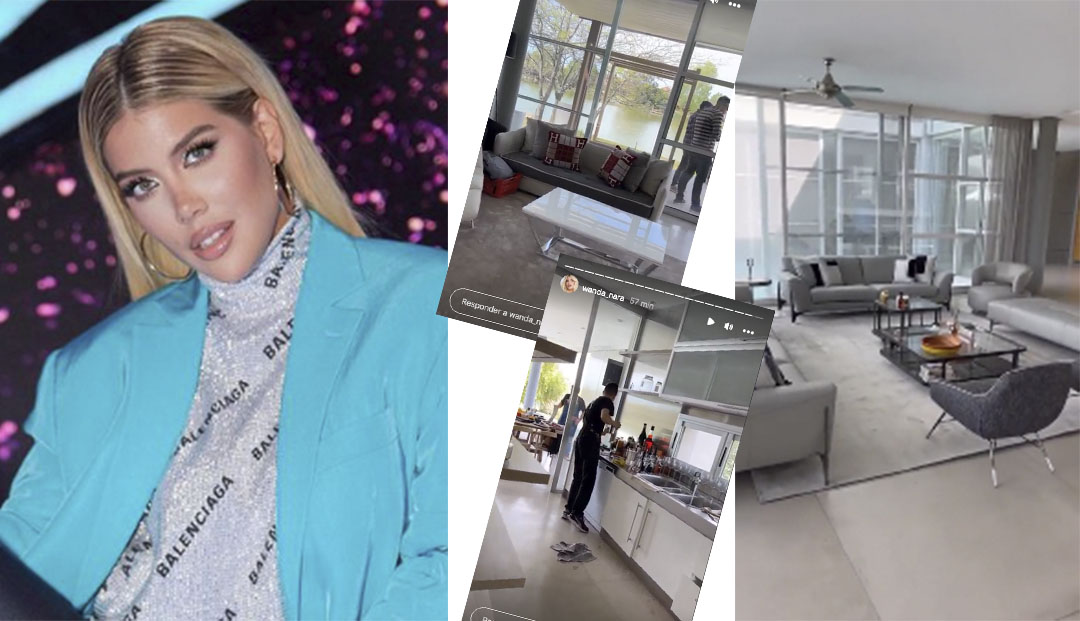 Así quedó la casa de Santa Bárbara que Wanda Nara terminó de decorar