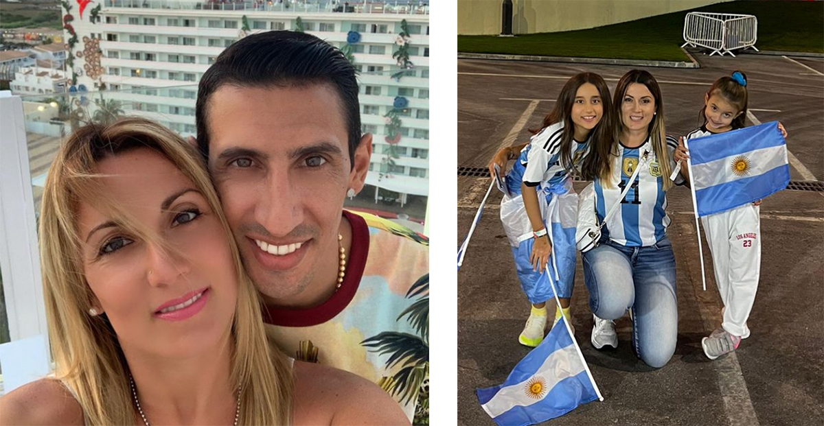 El mensaje de Jorgelina Cardoso para Ángel Di María antes de la final