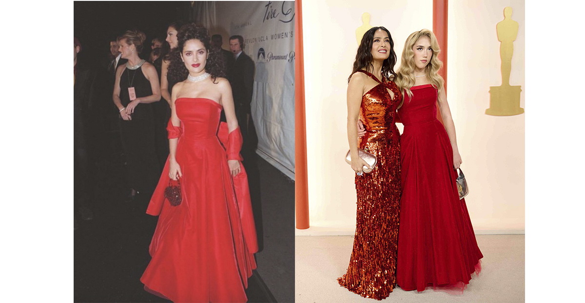 Moda Circular En Los Oscar Valentina Pinault La Hija De Salma Hayek