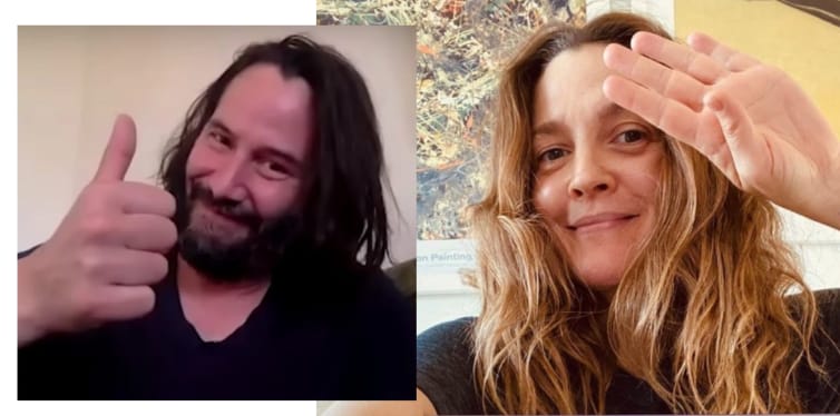 Drew Barrymore recordó el regalo que Keanu Reeves le hizo cuando