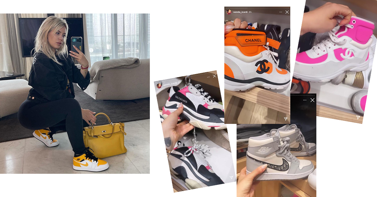 Cuánto cuestan las exclusivas zapatillas Nike en colaboración con Louis  Vuitton que lucieron Wanda Nara y Mauro Icardi – Revista Para Ti