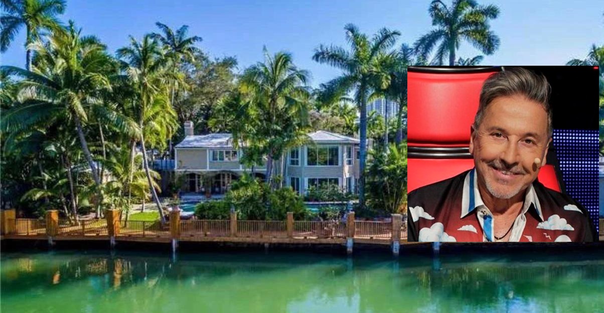 Así es la mansión de Ricardo Montaner en Miami jardín tropical, estilo