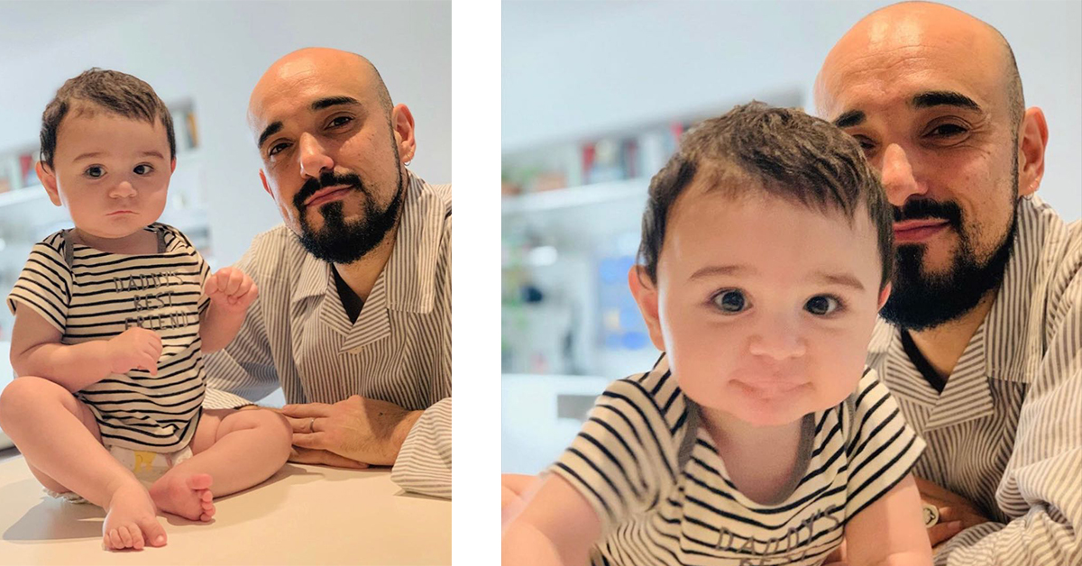 C Mo Creci Abel Pintos Comparti La Foto M S Tierna Con Su Hijo Agust N Revista Para Ti