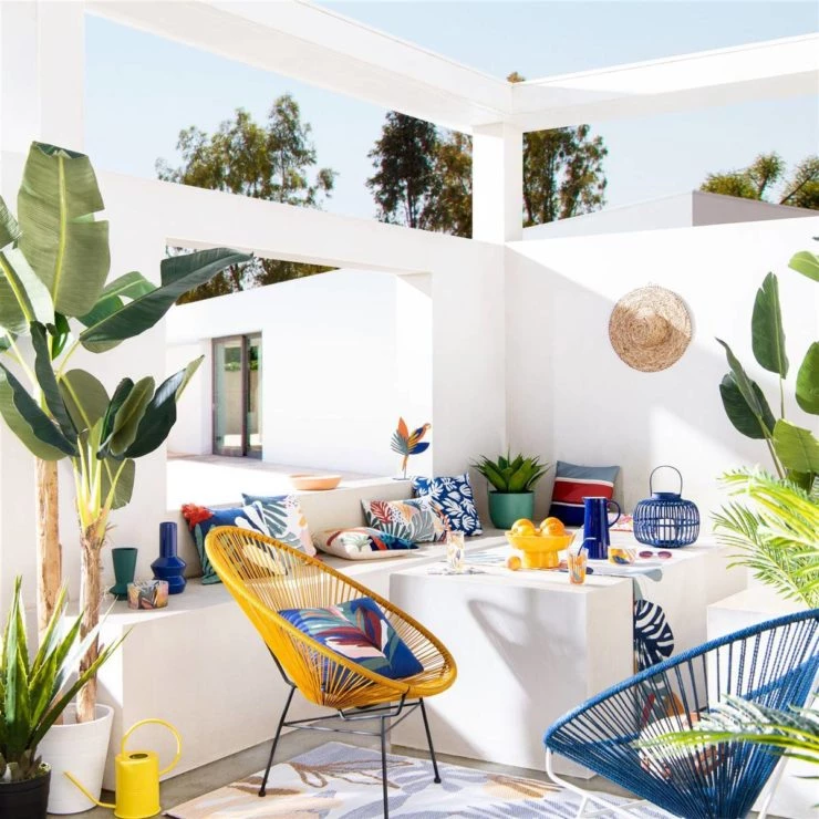 Decoración para la terraza inspirada en la naturaleza. ¡Es tendencia!