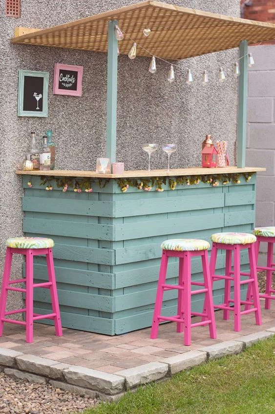 Ideas para armar tu propio mini bar al aire libre – Revista Para Ti