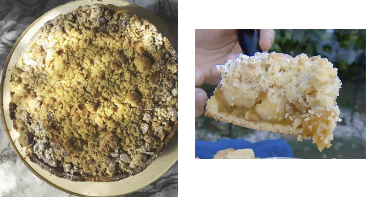 Fácil y muy rica! La receta de la tarta crumble de manzana caramelizada de Cocineros  argentinos – Revista Para Ti