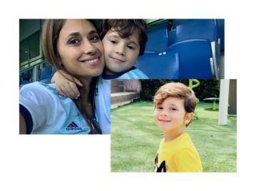 Antonela Roccuzzo y Mateo Messi compartieron su pasatiempo