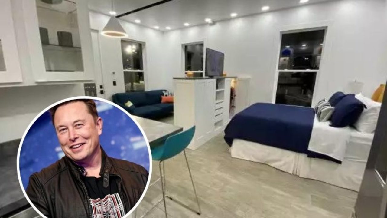 Así es por dentro la mini casa prefabricada de 34 metros cuadrados donde  vive Elon Musk, uno de los hombres más ricos del mundo – Revista Para Ti