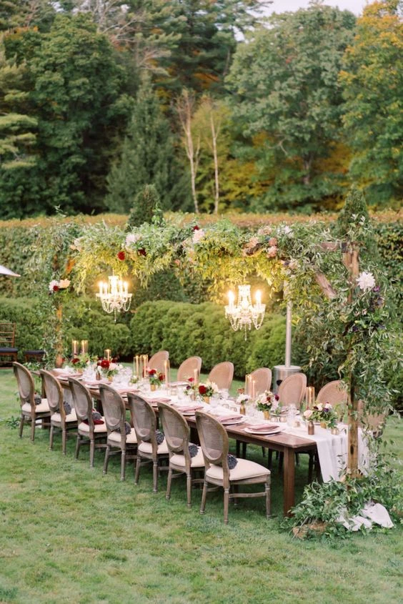 Ideas de decoración de jardines para bodas, Estilo de Vida Hogar