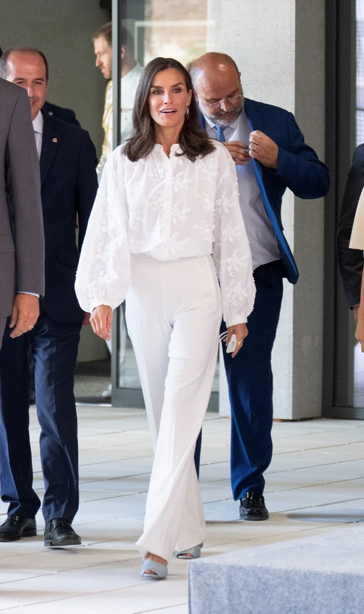 Letizia Ortiz le dio un toque de color a su look con un accesorio de  tendencia – Revista Para Ti