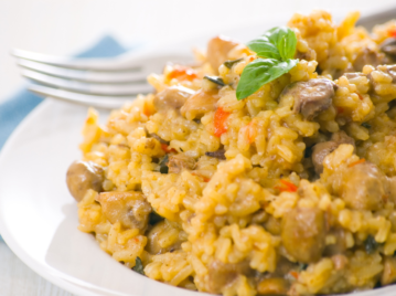 risotto con hongos y cordero la receta favorita del rey Carlos III