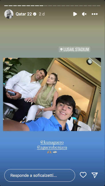 Las fotos soñadas de los días en Qatar de Sofía Calzetti, la novia del Kün Agüero