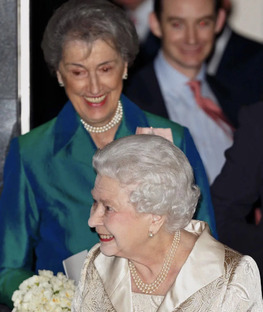 Lady Susan Hussey y la reina Isabel II eran íntimas amigas. Foto: Pinterest.