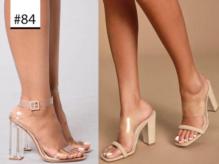 foro Metáfora Familiar Naked shoes: los zapatos transparentes son tendencia – Revista Para Ti