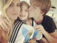 Wanda Nara y sus hijos alentando a la selección argentina. Foto: Instagram.