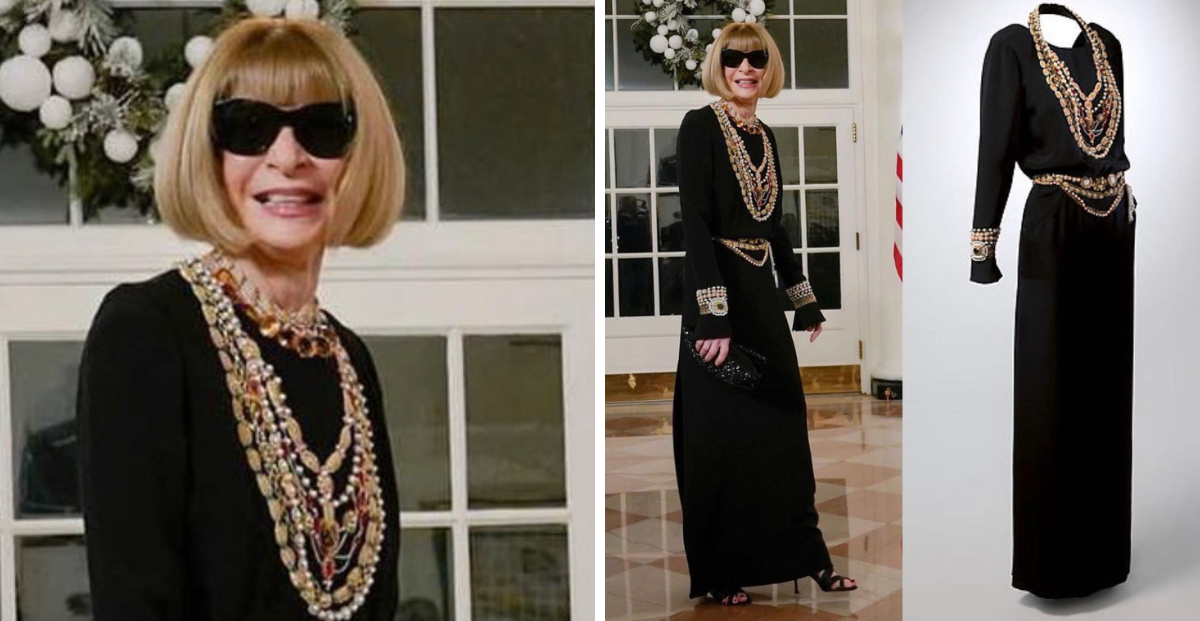 El Sofisticado Outfit De Anna Wintour En La Casa Blanca Adelantó La