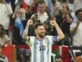 LEO MESSI CELEBRANDO el gol