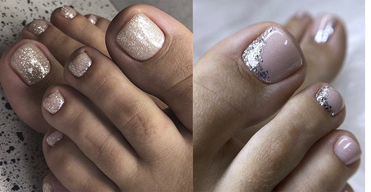 Pedicura glitter, el diseño en uñas perfecto para lucir en las Fiestas –  Revista Para Ti