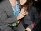 Pete Doherty y su novia Katia De Vidas en el desfile de Celine. Foto: Fotonoticias.