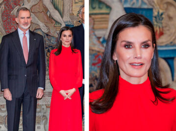 Look lady de Letizia en color rojo