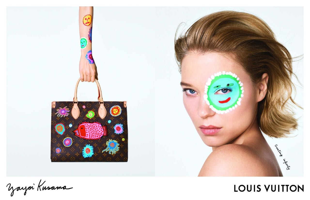 Louis Vuitton y Yayoi Kusama lanzan la campaña Creating Infinity con un  elenco de estrellas – Revista Para Ti