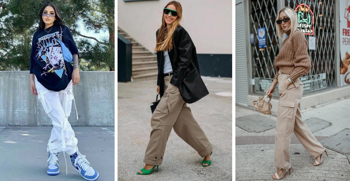 5 looks con pantalones cargo y zapatillas, la fórmula perfecta para el fin  de semana – Revista Para Ti