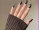 manicura marron chocolate 