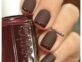 manicura marron chocolate 