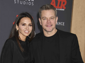 matt damon luciana barroso y sus hijas