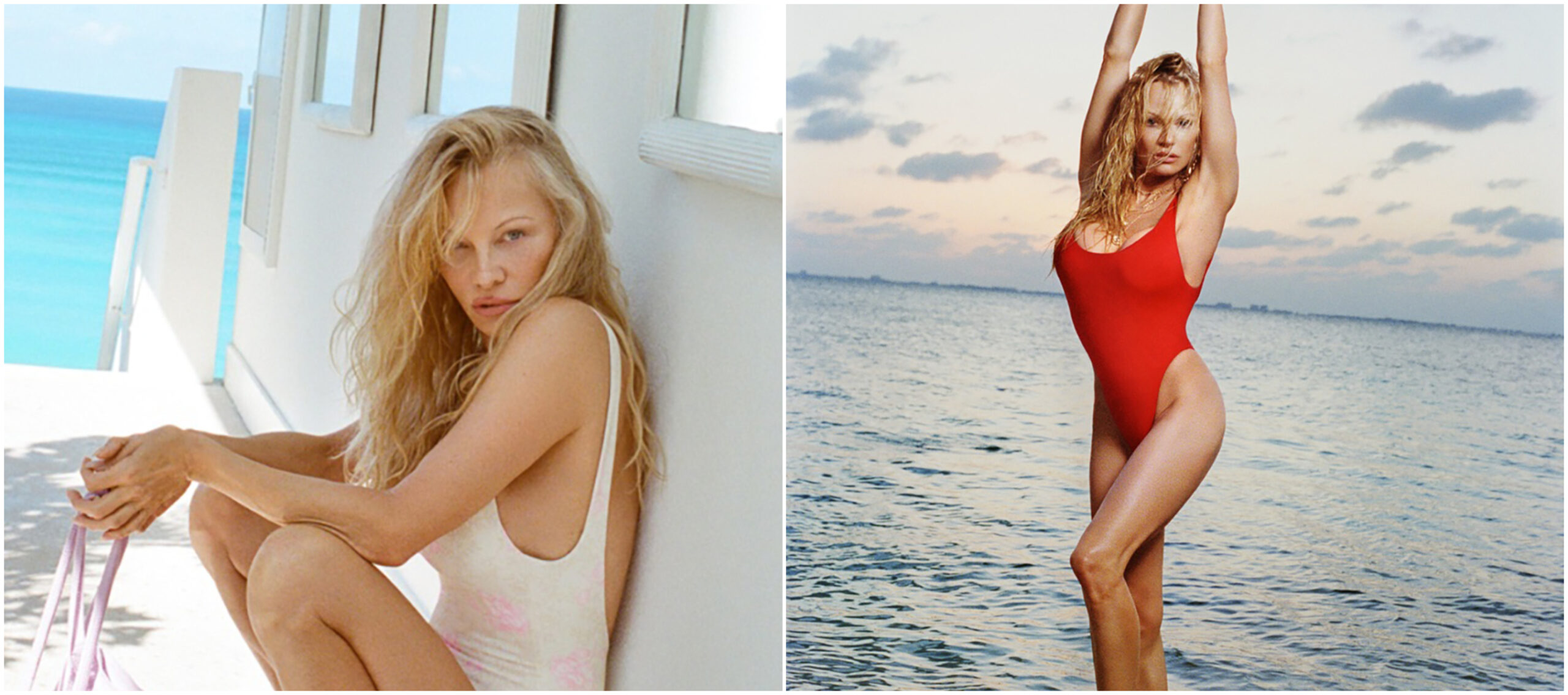 A Los 55 Años Pamela Anderson Volvió A Ponerse El Traje De Baño Rojo Al Estilo Baywatch 3015