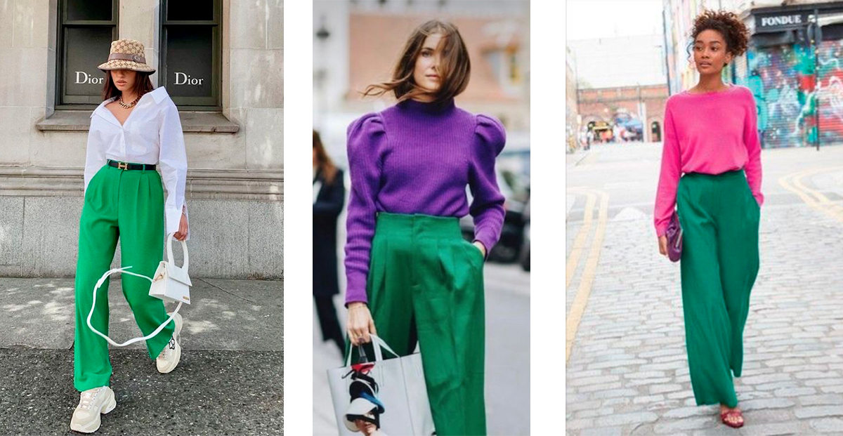 Cómo combinar un pantalón verde: ideas para un look 10