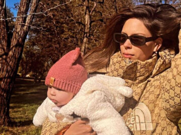 El tierno look anti frío de Sarah, la hija de Barby Franco