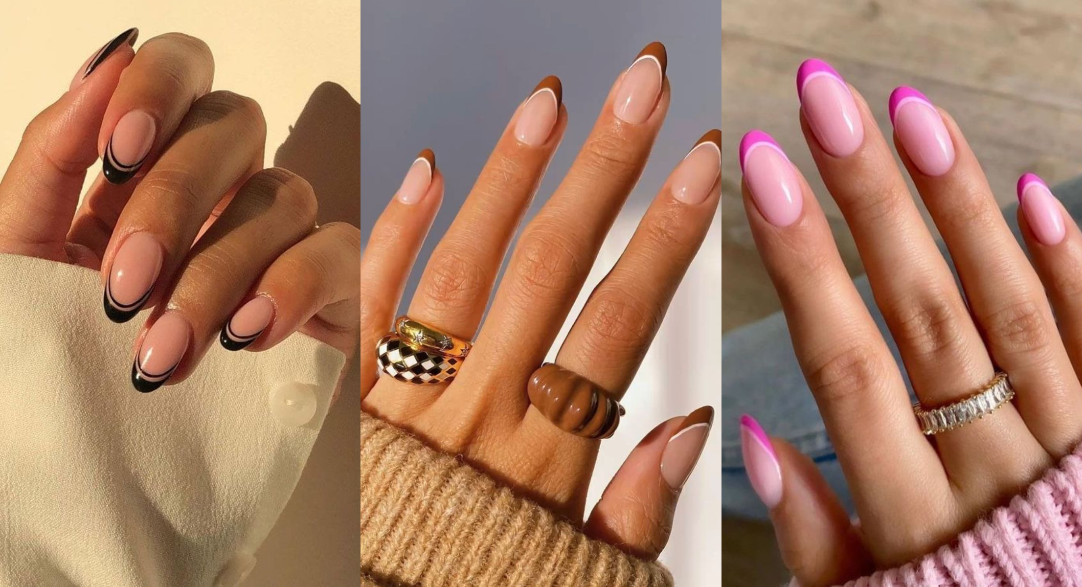 Qué es la doble manicura francesa que se volvió tendencia - Revista Para Ti