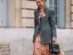 looks street style con blazer y vestido otoño 2023