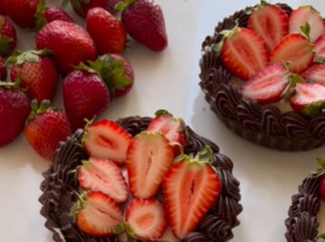 La receta de tarta de frutilla mega chocolatosa