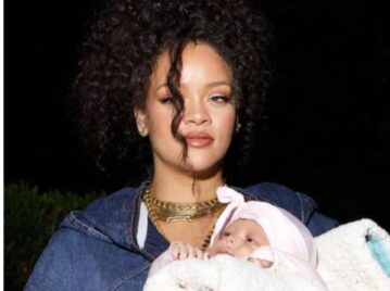 Rihanna presentó a su bebé