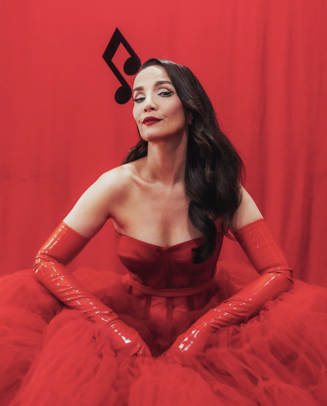 Natalia Oreiro impactó con su look para la final de La Voz Uruguay