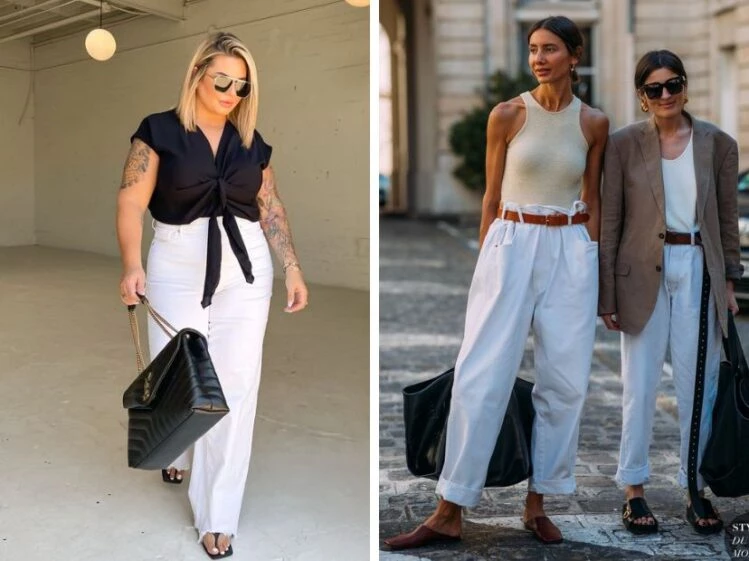 Pantalones blancos de mujer: la tendencia de la primavera 2023