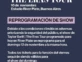 Mensaje de la organización anunciando la cancelación del show del viernes por mal tiempo.