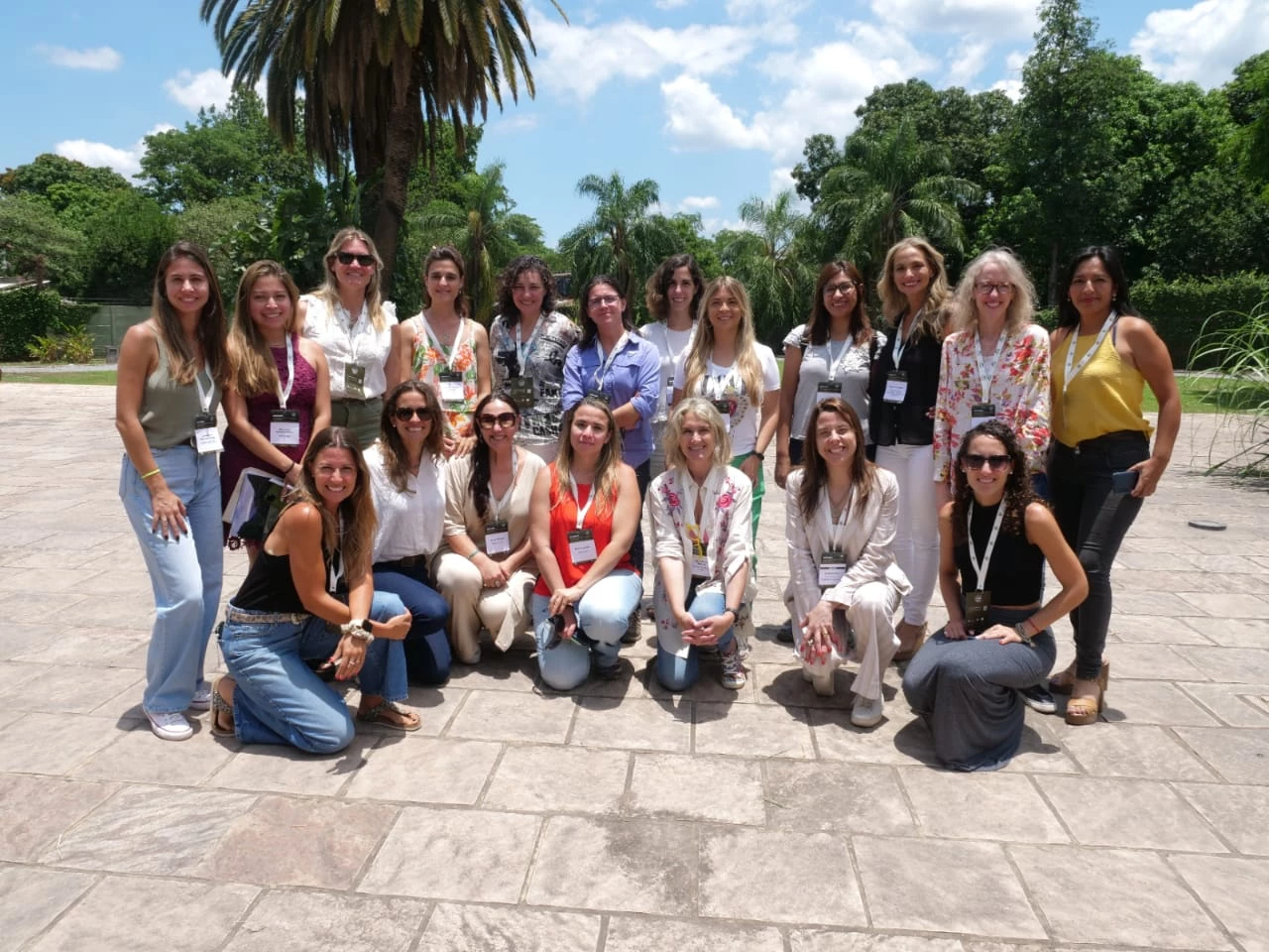 Con mujeres líderes empresariales del campo en el marco de la red del Paisaje Productivo Protegido.