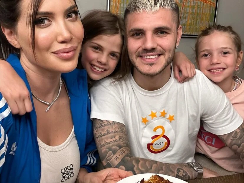 Las fotos del cumpleaños de Mauro Icardi: Isabella y Francesca le hicieron una sorpresa con la ayuda de Wanda Nara