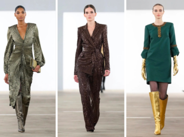 Badgley Mischka en la Semana de la Moda de NY: una oda a la femineidad en su colección otoño-invierno 2024