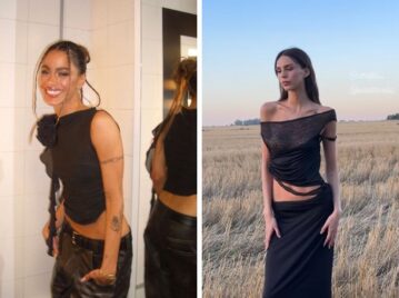 Alerta tendencia: Tini Stoessel y Juanita Tinelli imponen los tops de diseño