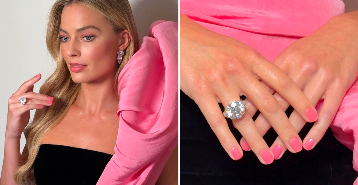 Margot Robbie’s ‘Barbiecore’ Look with Jelly Nails Ranks High at SAG Awards Red Carpet