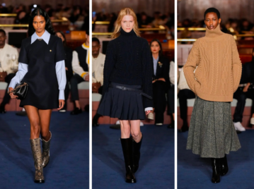 Tommy Hilfiger llevó su estilo "Gossip Girl" a la Semana de la Moda de NY con su colección otoño-invierno 2024