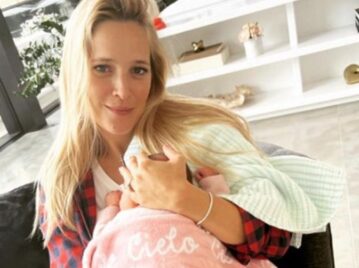 Luisana Lopilato mostró a su hija Cielo