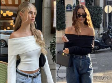 Alerta tendencia: los tops off the shoulder más chic del otoño