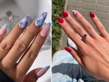 Cherry nails, la manicura más divertida que marca tendencia en el street style