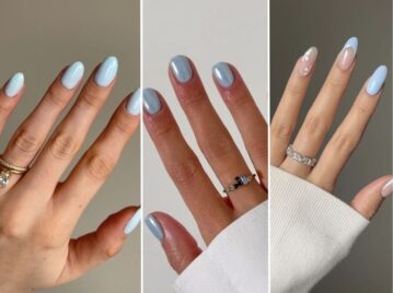 Blueberry milk nails, las uñas ideales para llevar en el invierno